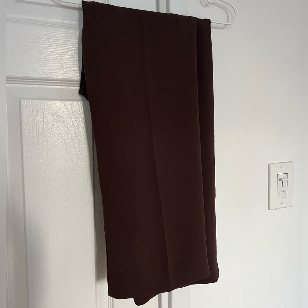 Aritzia Wilfred Effortless Pant Chocolate brown size 0 - Picture 6 of 9
